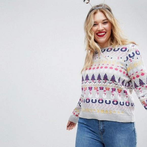 ASOS Curve Sweaters - Asos Curve 🎄 All Things Christmas Sweater